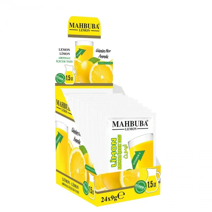 Limon Aromalı Soğuk Toz İçecek 24x9gr