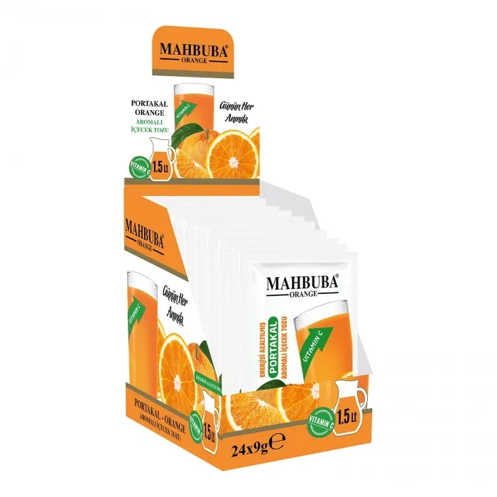Portakal Aromalı Soğuk Toz İçecek 24x9gr