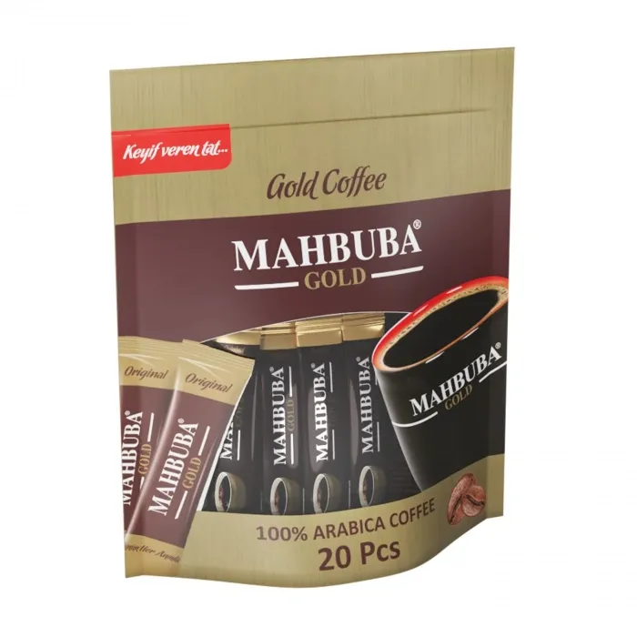 Çözünebilir %100 Arabica Hazır Gold Kahve Tam Kıvamında 20x2gr
