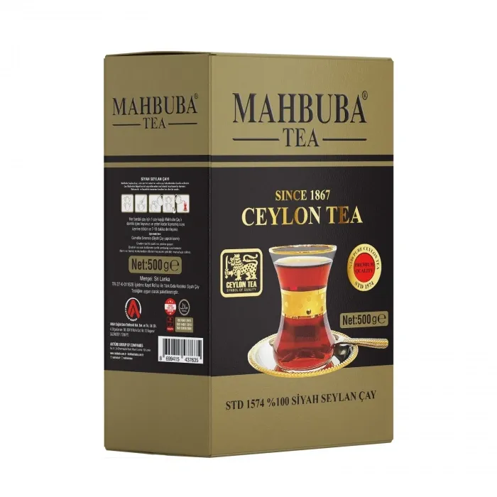 Premium İthal Seylan Sri Lanka Ceylon Kaçak Siyah Yaprak Çay 500gr