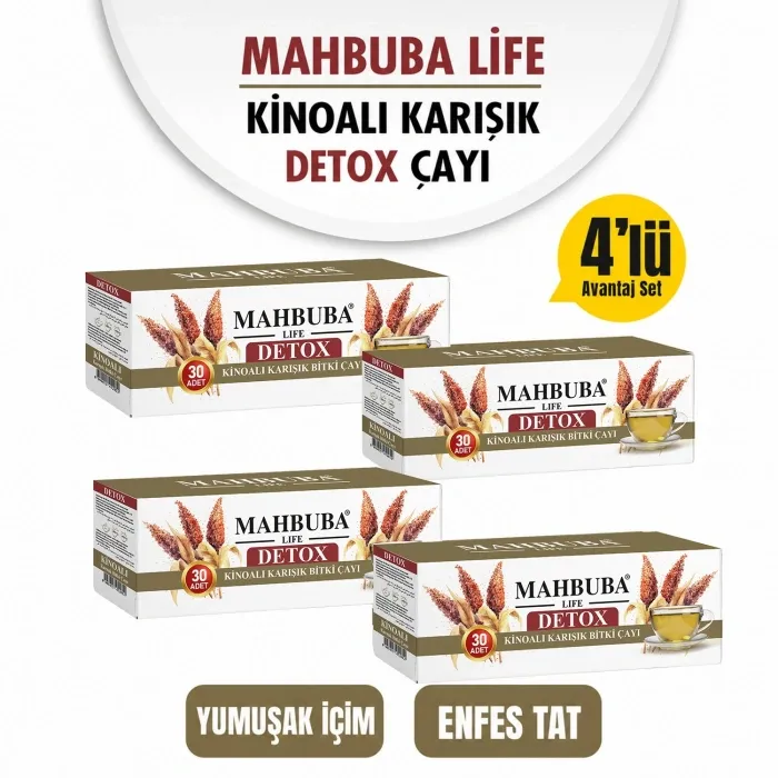 Kinoalı Karışık Bitki Form Çayı 120x2gr (4 Aylık 120 Kullanım)