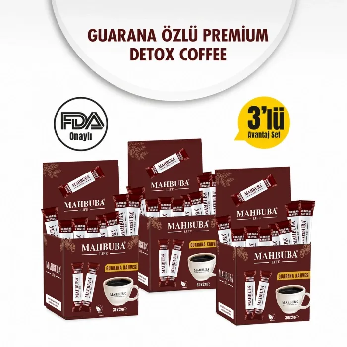 Guarana Özlü Premium Kahve Gün Boyu Enerji 90x2gr (3 Aylık 90 Kullanım)