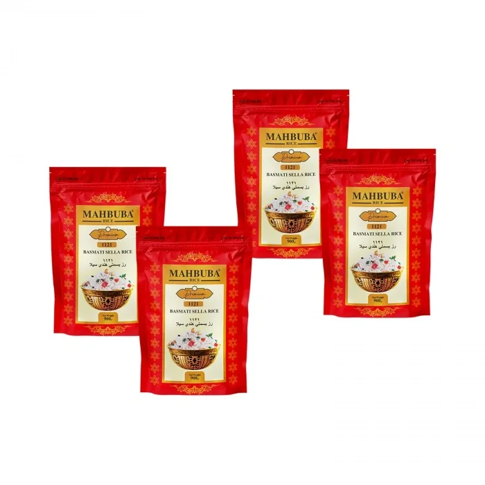 1121 Premium Basmati Pirinç 4x900gr Glutensiz (PESTİSİT VE AFLATOKSİN ANALİZLİ)