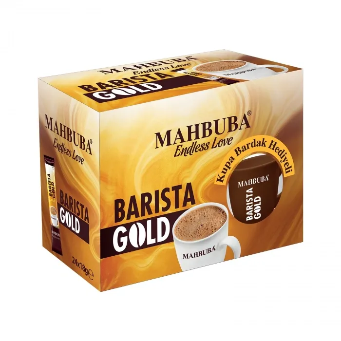 Barista Gold Kahve Kupa Bardak Hediyeli 24x18gr