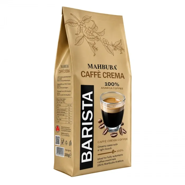 %100 Arabica Barista Caffe Crema Çekirdek Kahve 1kg