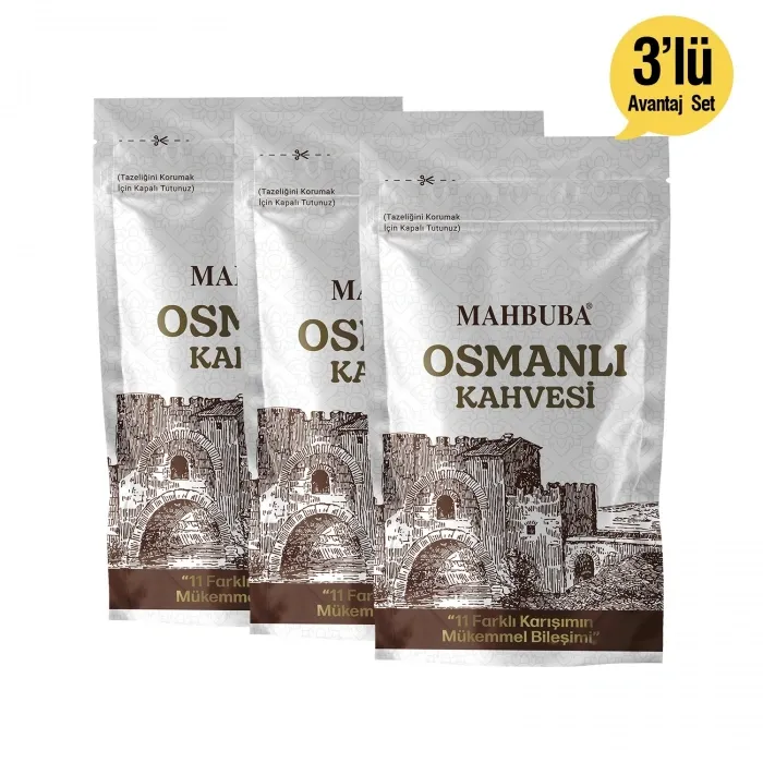 Osmanlı Mirvari Kahvesi 11 Karışımlı 3x150gr