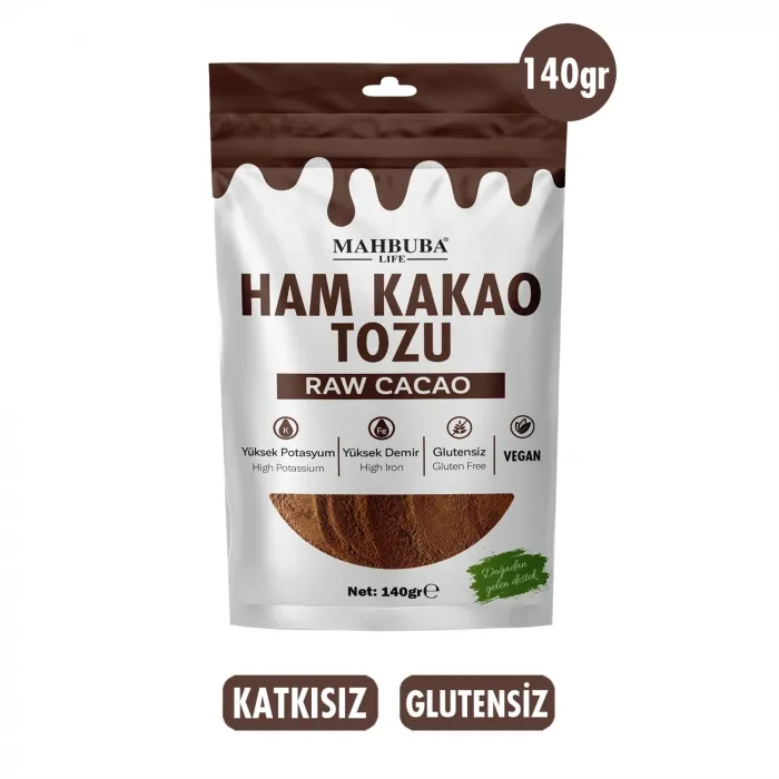 Ham Kakao Tozu 140gr - Doğal - Katkısız - Glutensiz
