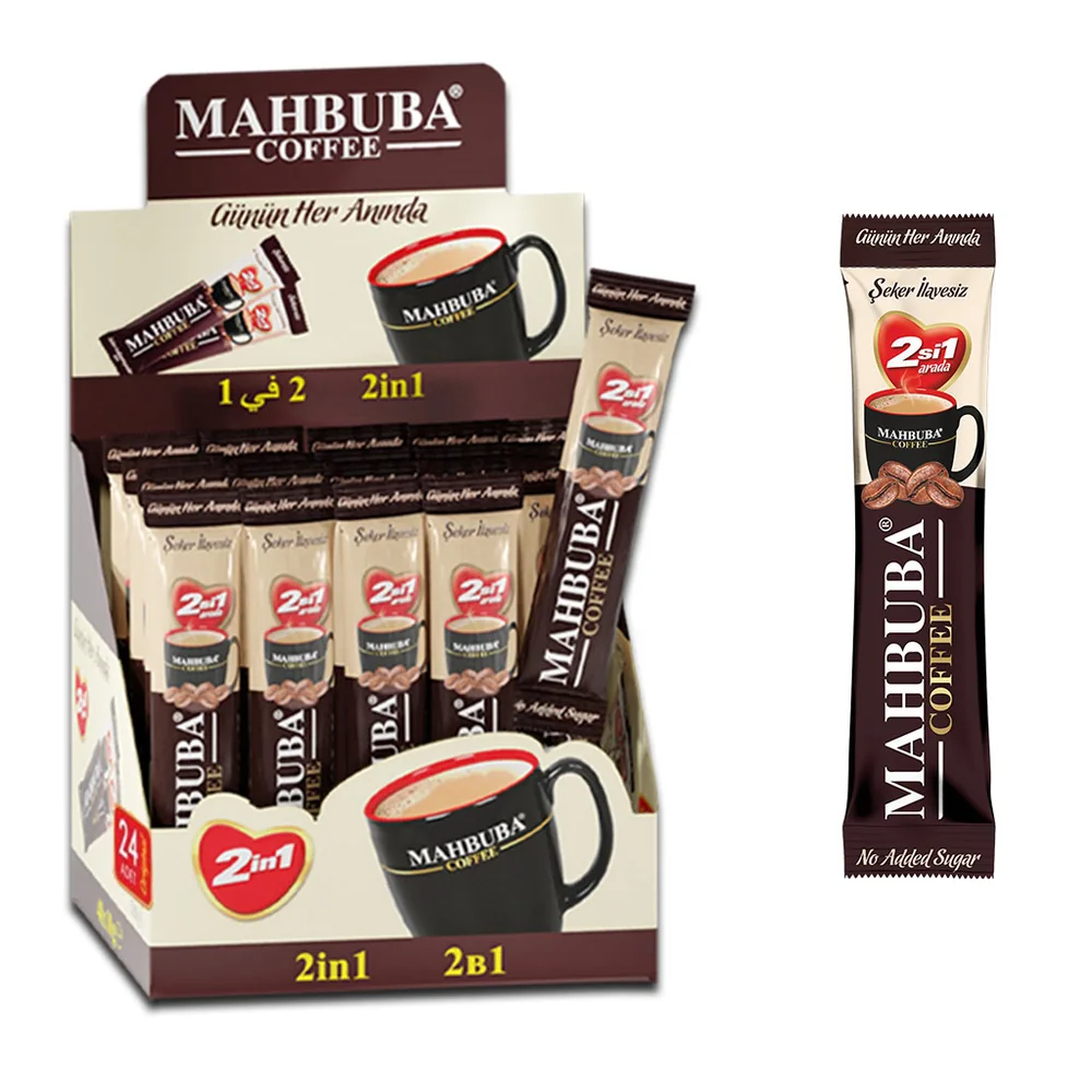 Coffee 2si1 Arada Şekersiz Hazır Kahve 24x10gr