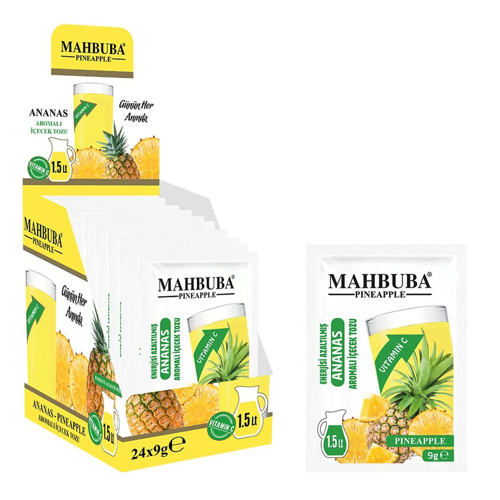 Ananas Aromalı Soğuk Toz İçecek 24x9gr