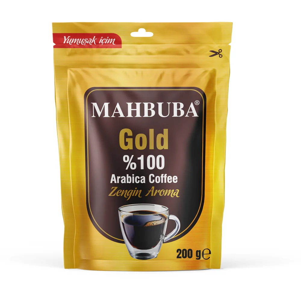 Coffee Çözünebilir %100 Arabica Gold Kahve Tam Kıvamında 200gr