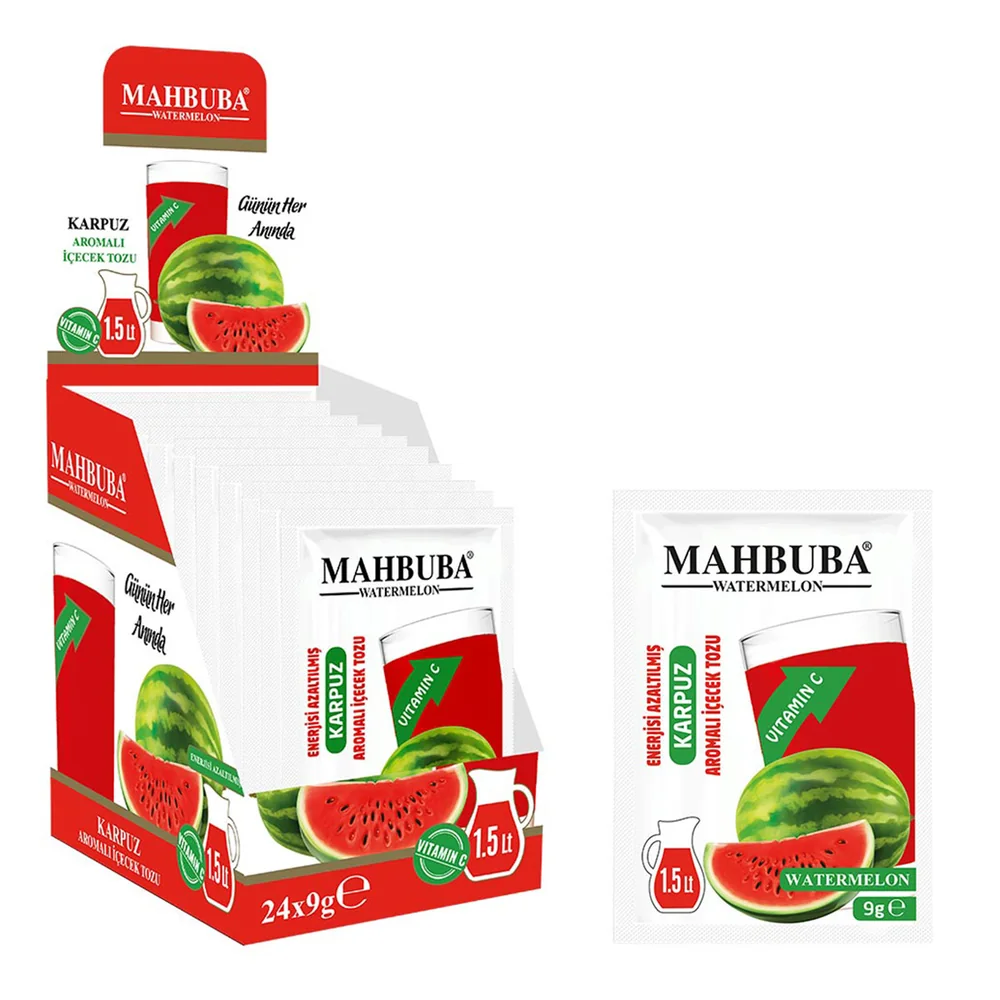 Karpuz Aromalı Soğuk Toz İçecek 24x9gr