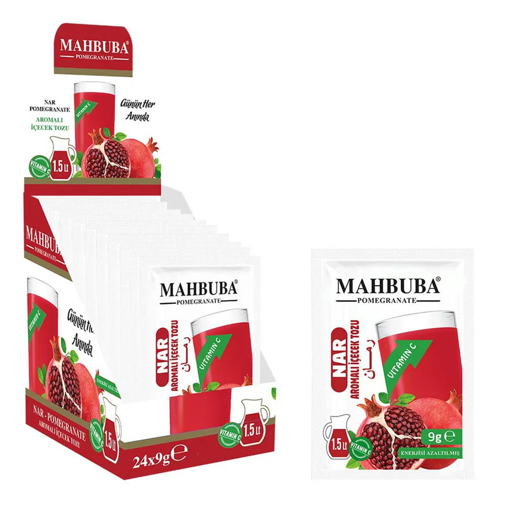 Nar Aromalı Soğuk Toz İçecek 24x9gr