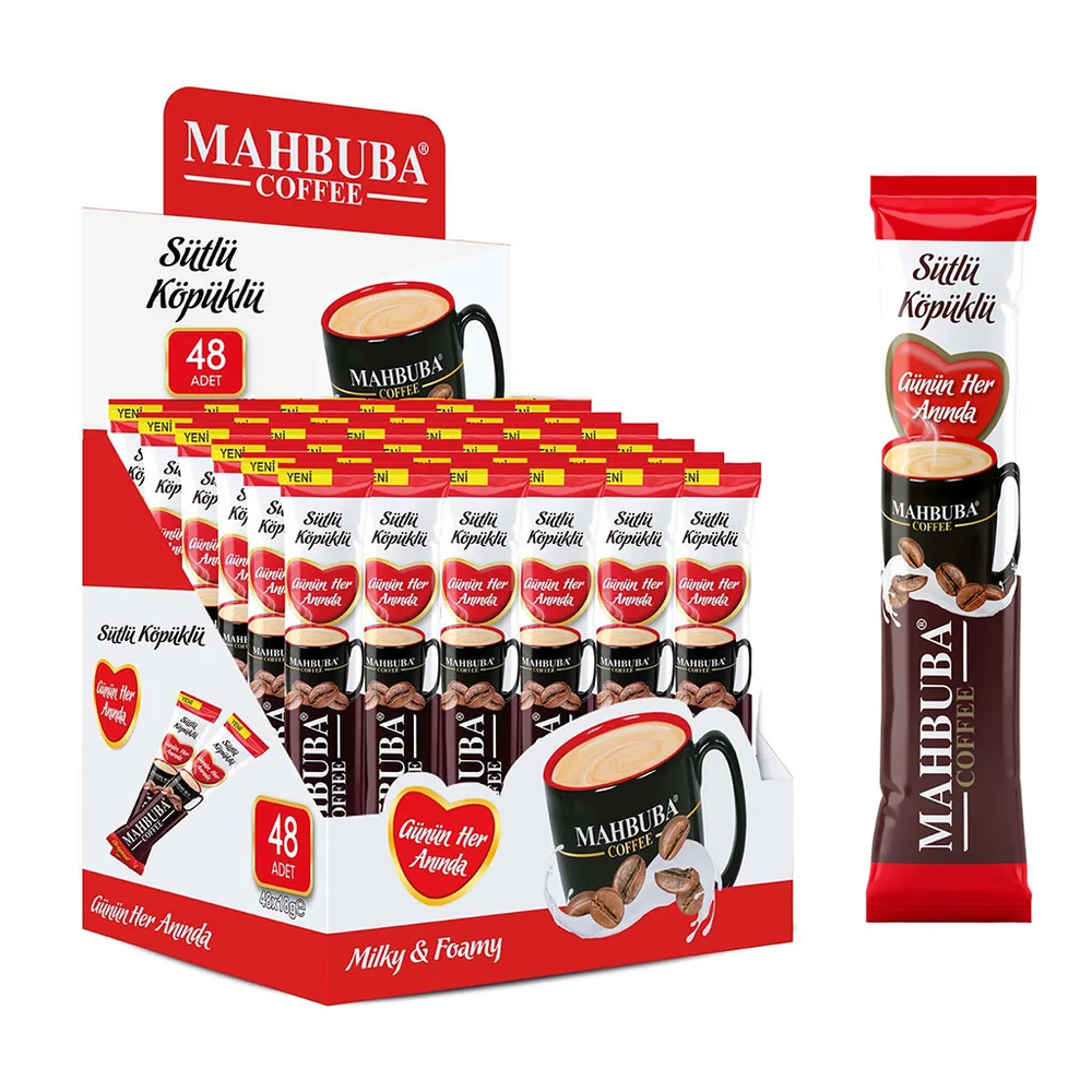Coffee 3ü1 Arada Sütlü Köpüklü Hazır Kahve 48x18gr
