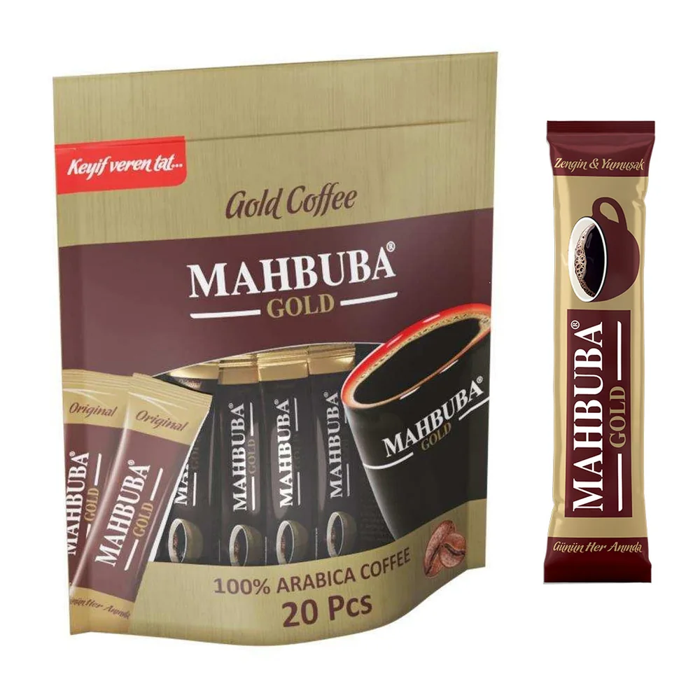 Coffee Çözünebilir %100 Arabica Hazır Gold Kahve Tam Kıvamında 20x2gr