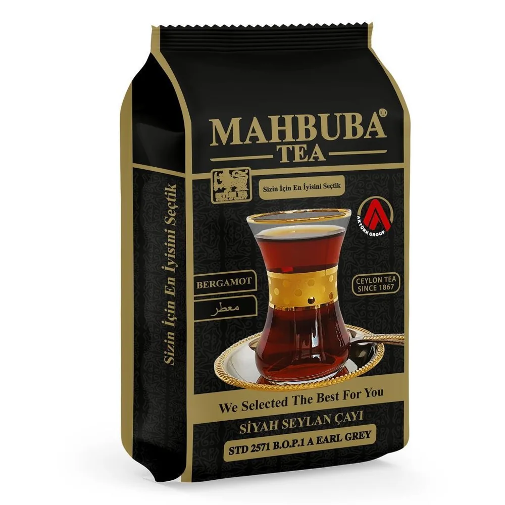 Tea STD 2571 Earl Grey Bergamot Aromalı İthal Seylan Sri Lanka Ceylon Siyah Yaprak Çayı 200gr