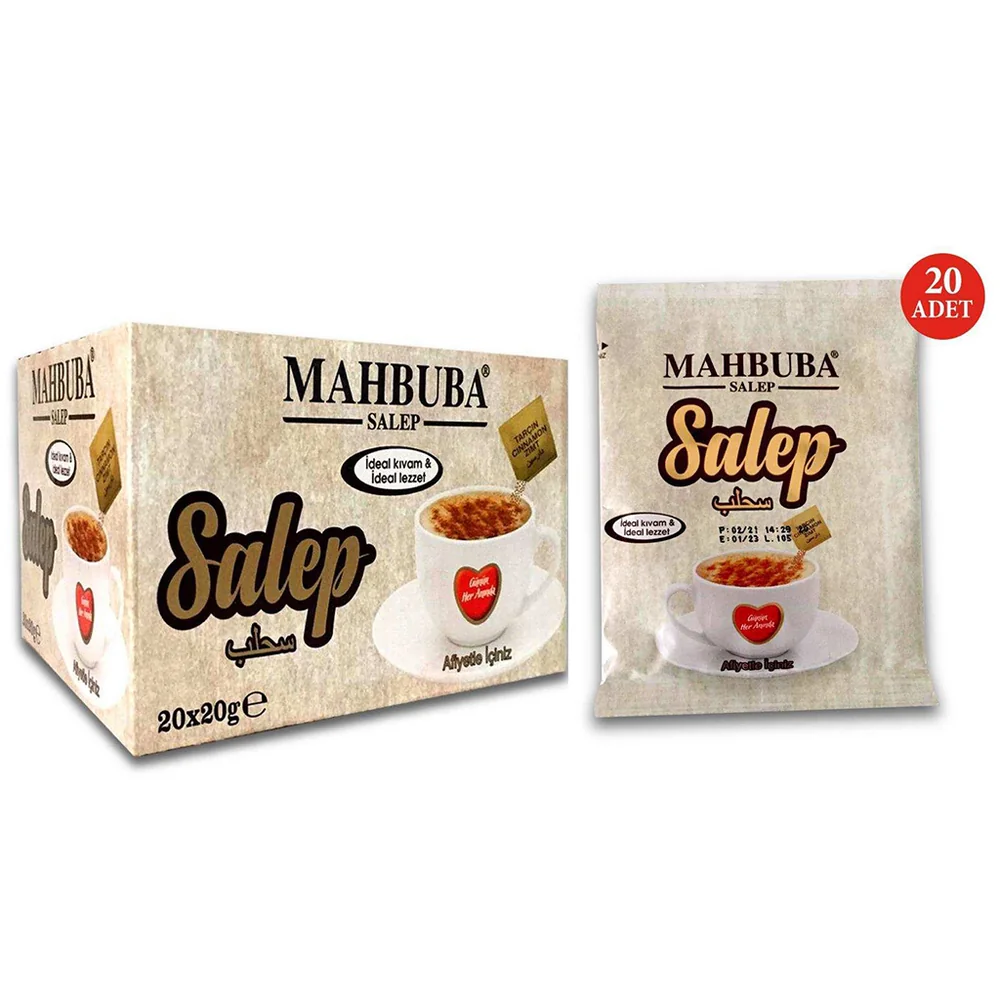 Salep ( Sahlep ) Tarçınlı 20x20gr
