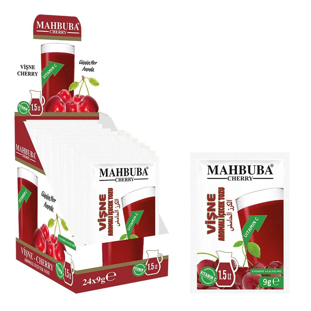 Vişne Aromalı Soğuk Toz İçecek 24x9gr