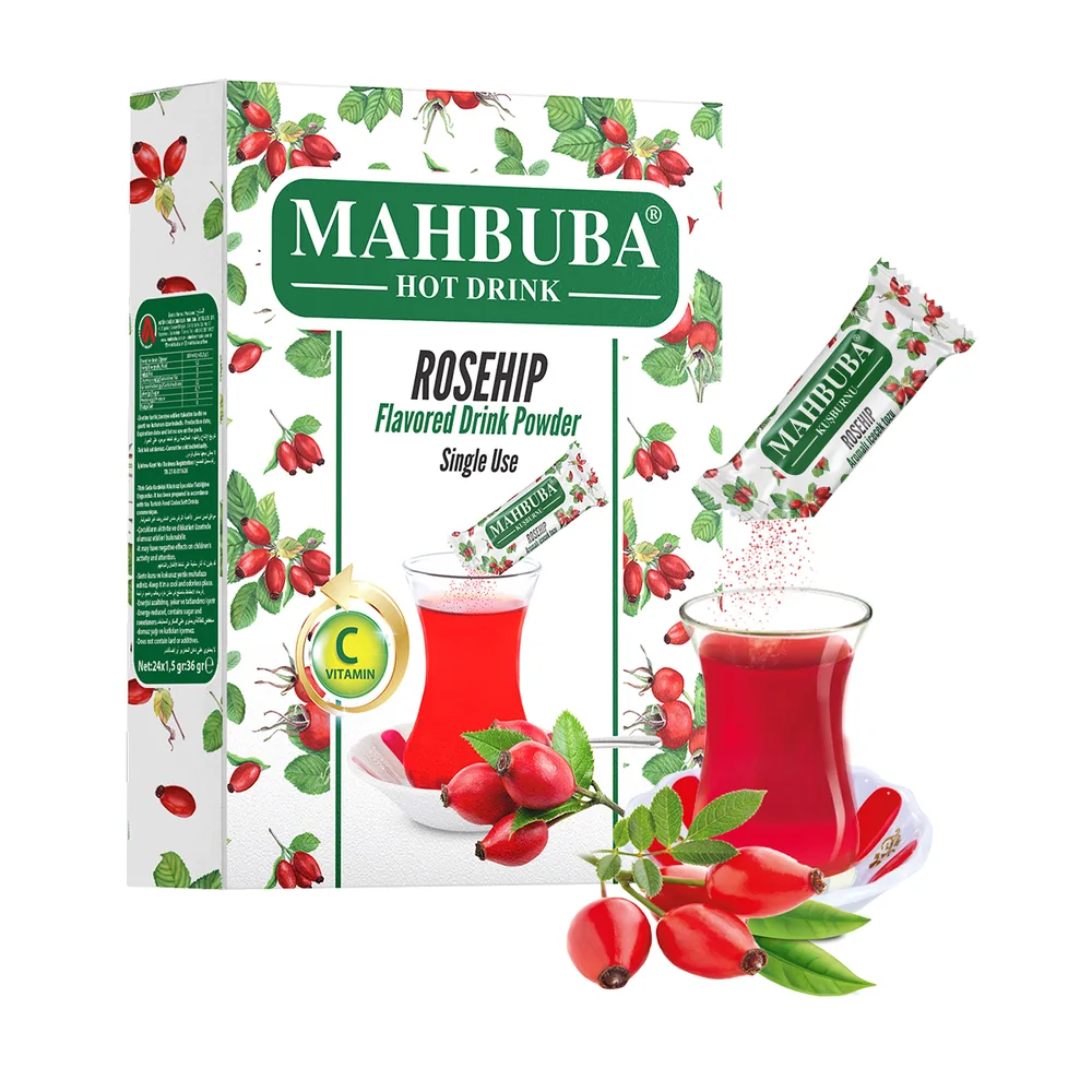 Mahbuba Tek İçimlik Kuşburnu Aromalı Oralet Çayı 24x1,5gr