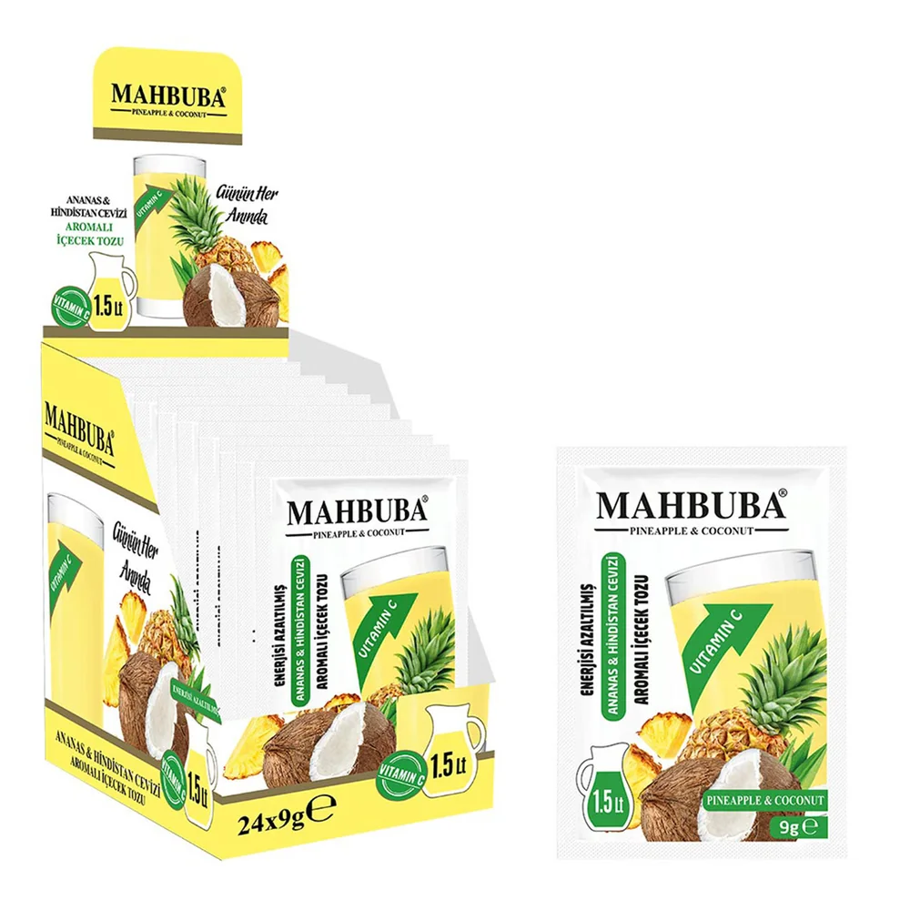 Ananas & Hindistan Cevizi Aromalı Soğuk Toz İçecek 24x9gr