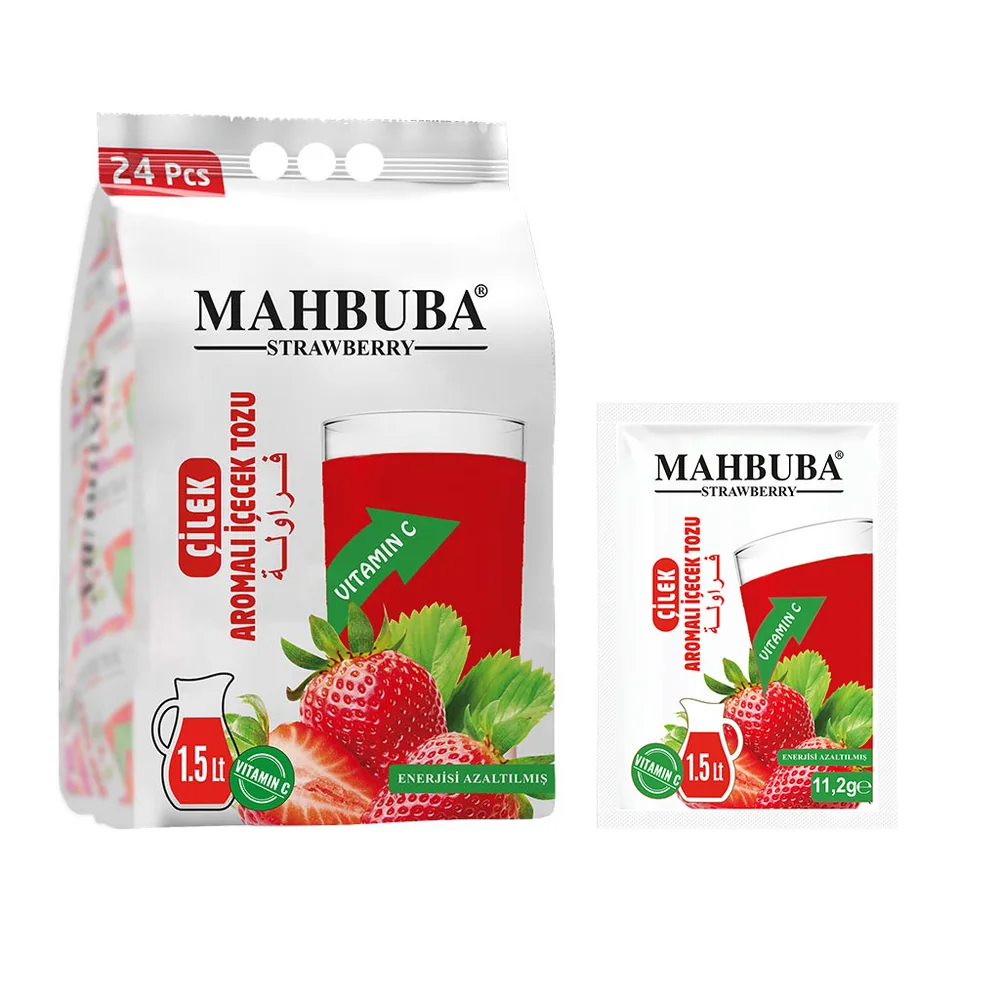 Çilek Aromalı Soğuk Toz İçecek 24x11.2gr