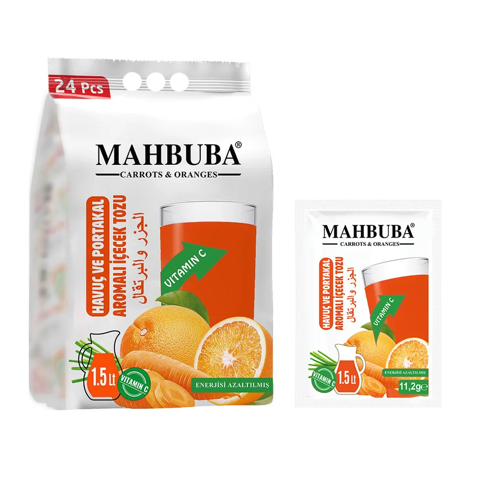 Havuç & Portakal Aromalı Soğuk Toz İçecek 24x11.2gr