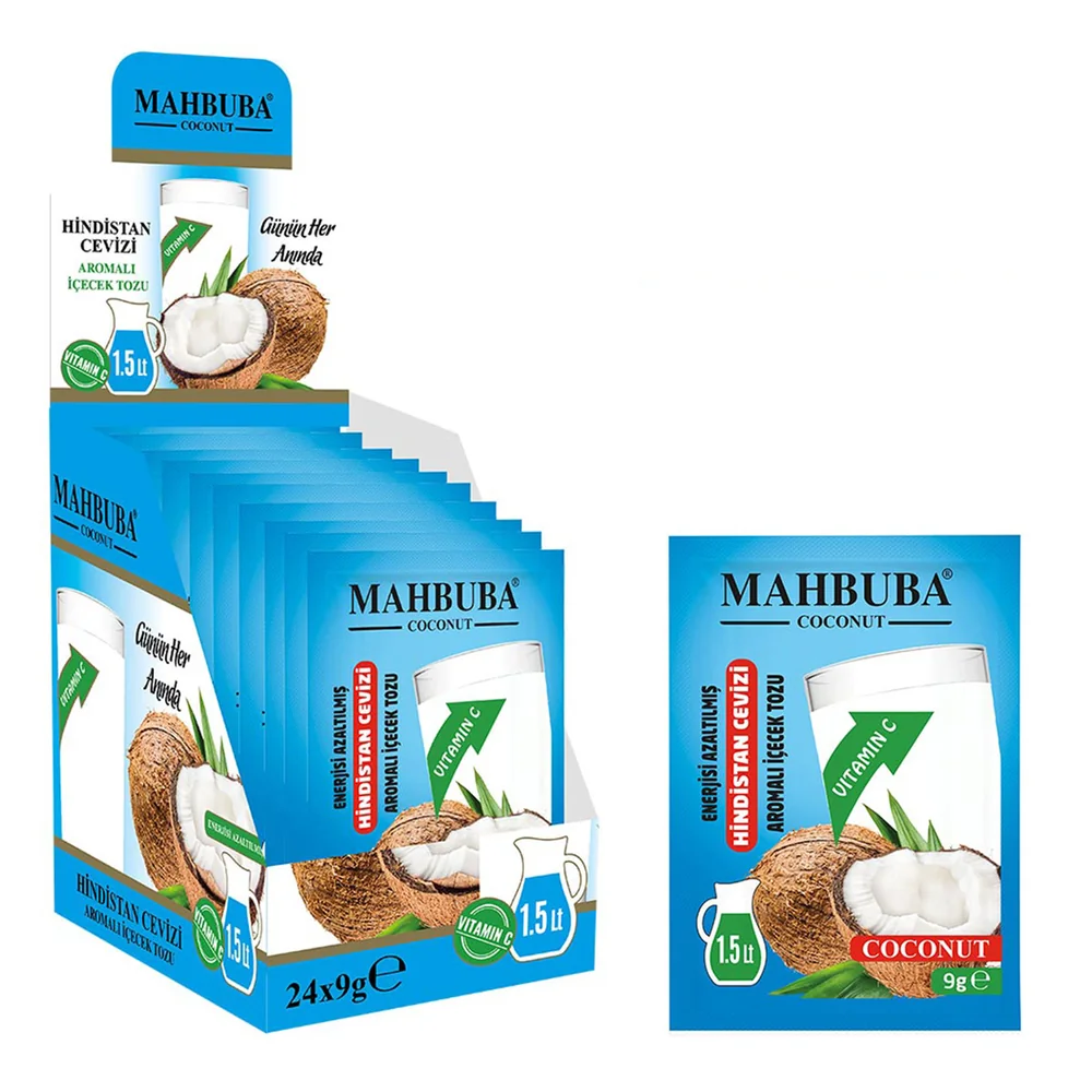 Hindistan Cevizi Aromalı Soğuk Toz İçecek 24x9gr