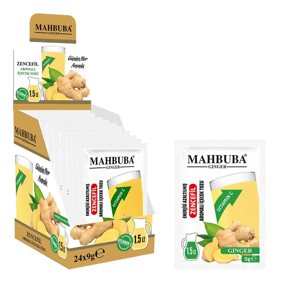 Zencefil Aromalı Soğuk Toz İçecek 24x9gr