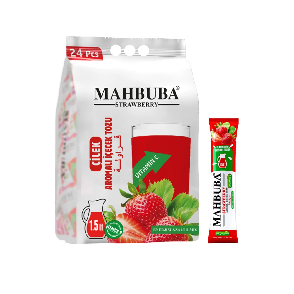 Çilek Aromalı Soğuk Toz İçecek 24x11.2gr