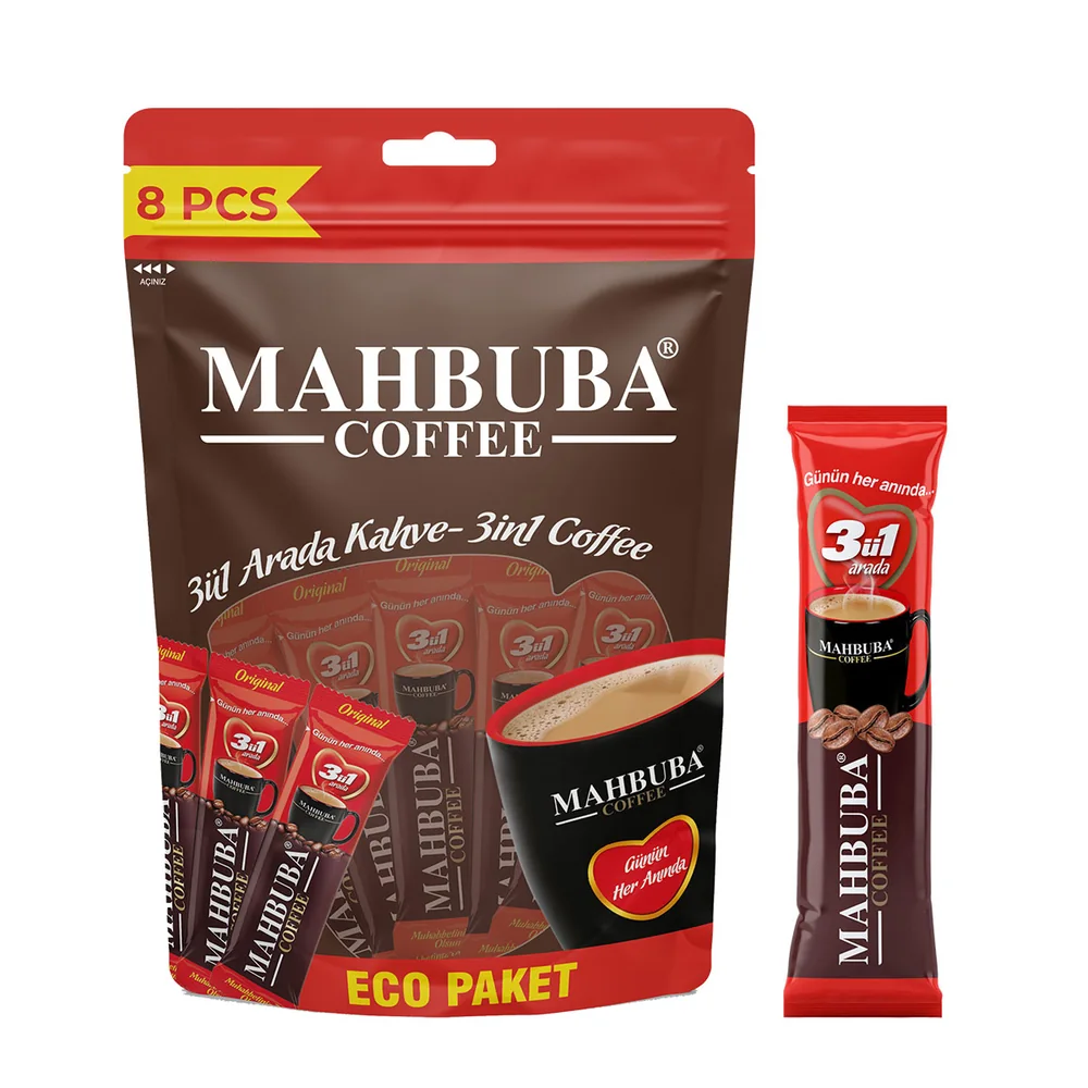 Coffee 3ü1 Arada Hazır Kahve 8x18gr Eco Paket