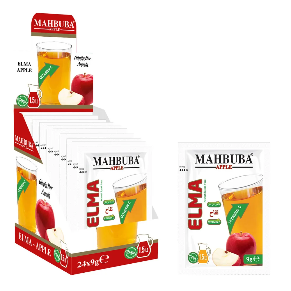 Elma Aromalı Soğuk Toz İçecek 24x9gr