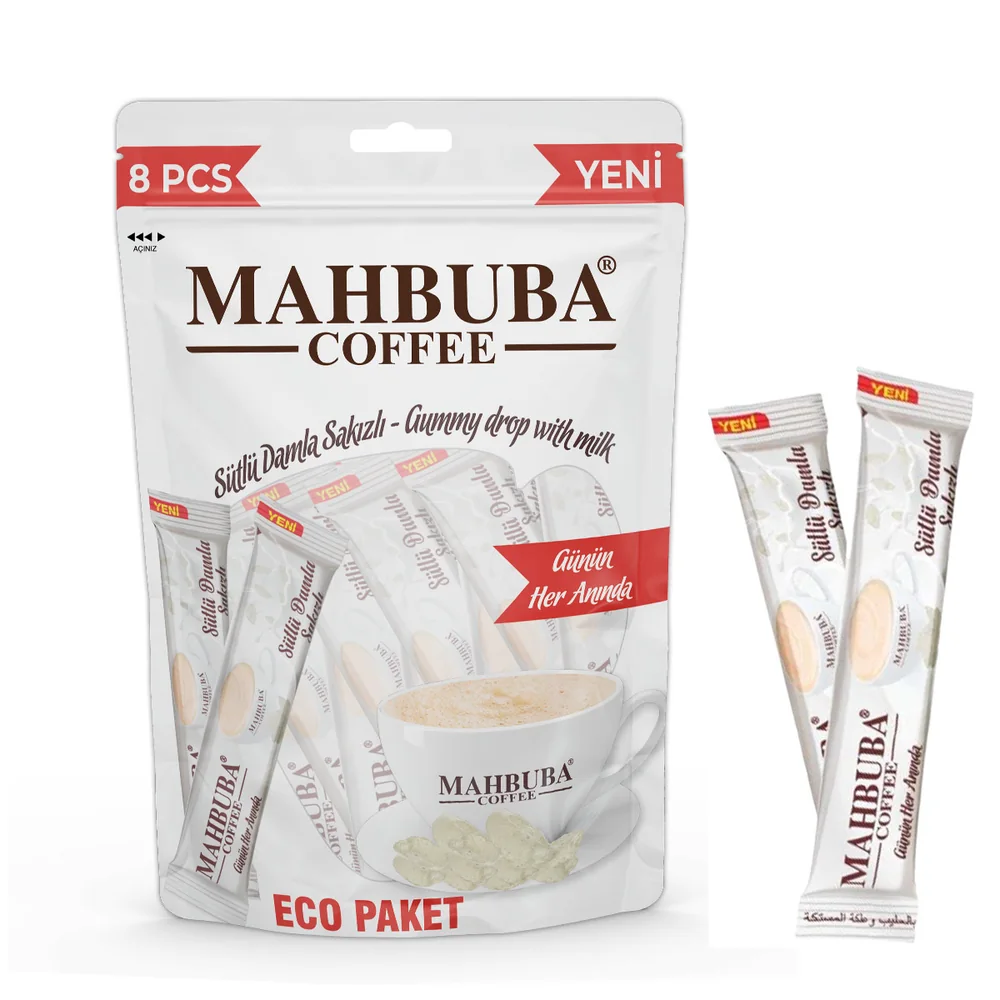 Coffee Damla Sakızlı Sütlü Köpüklü Hazır Kahve 8x17,5gr Eco Paket